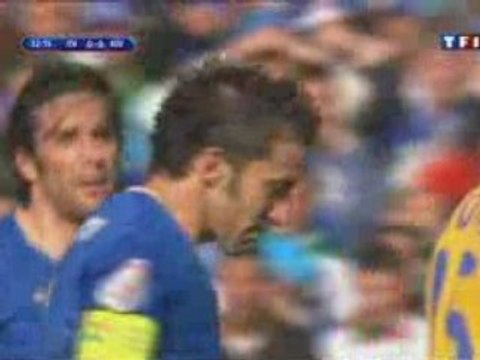 Coup franc Italien à 30m Pirlo et non Del Pierro