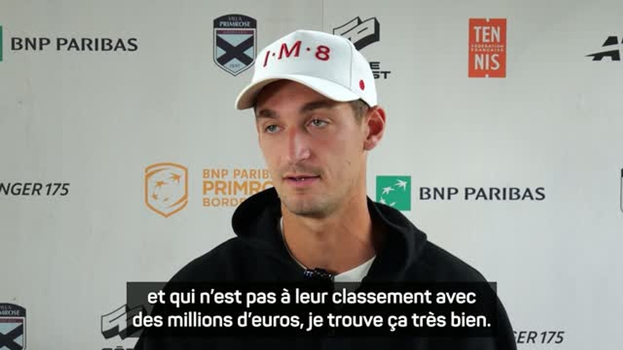 Roland Garros - Atmane sur la menace de boycott : "C'est impossible de se plaindre"