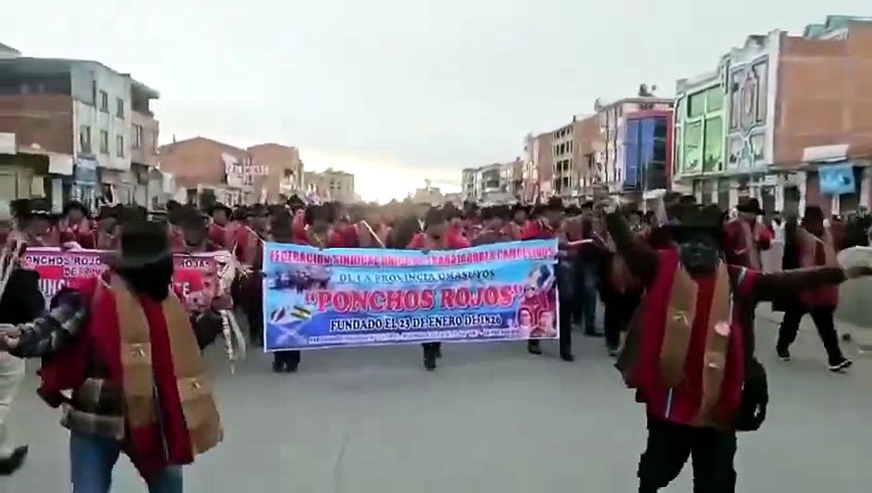 manifestaciones bolivia