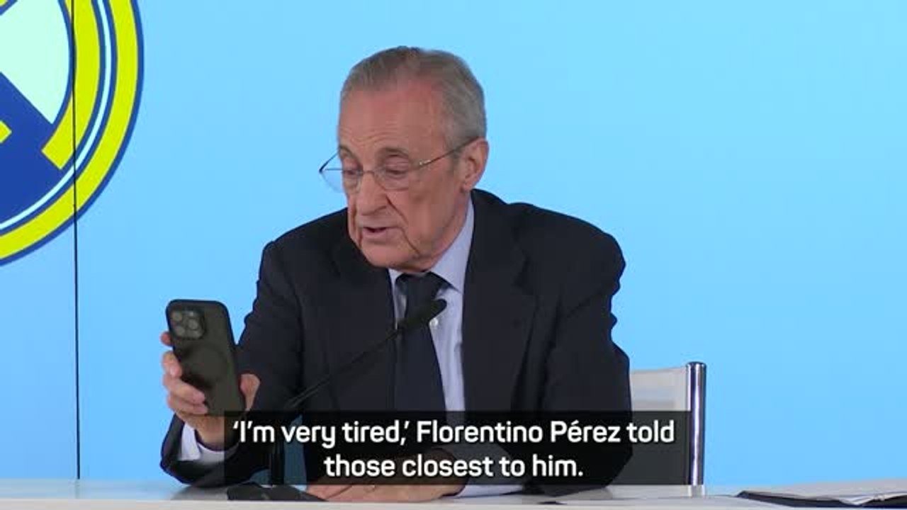 'I'm having a great time' - Florentino Perez's astonishing presser