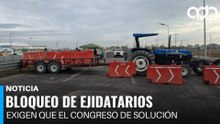 Bloquean entrada principal del AIFA