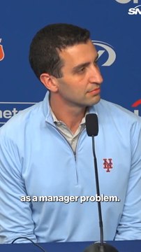 David Stearns was asked to provide clarity on Carlos Mendoza's job security