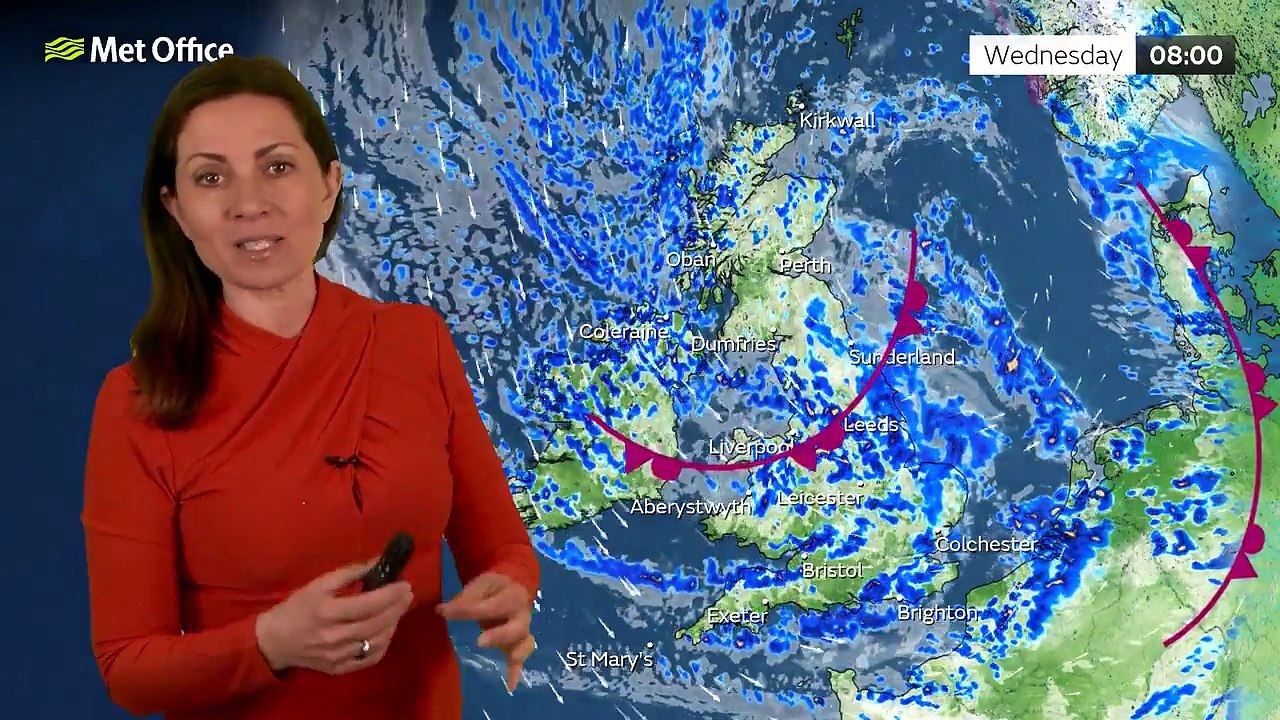 Met Office Wednesday Morning Weather Forecast 13/05/2026