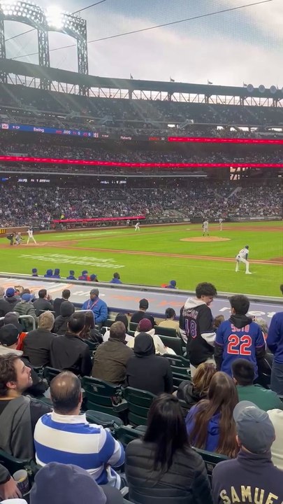 AJ Ewing receives nice ovation in Mets debut