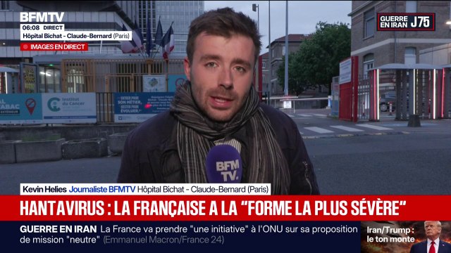 Hantavirus: le pronostic vital de la passagère française est toujours engagé