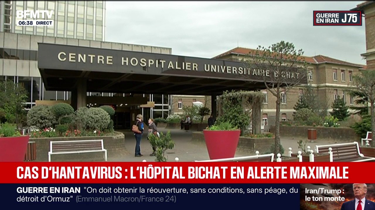 Hantavirus: l'hôpital Bichat (Paris) en alerte maximale alors que cinq Français passagers du navire de croisière MV Hondius s'y trouvent