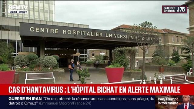 Hantavirus: l'hôpital Bichat (Paris) en alerte maximale alors que cinq Français passagers du navire de croisière MV Hondius s'y trouvent