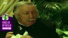 Novela Força de um Desejo (1999) - Higino é suspeito de matar Henrique Sobral após a polícia encontrar veneno