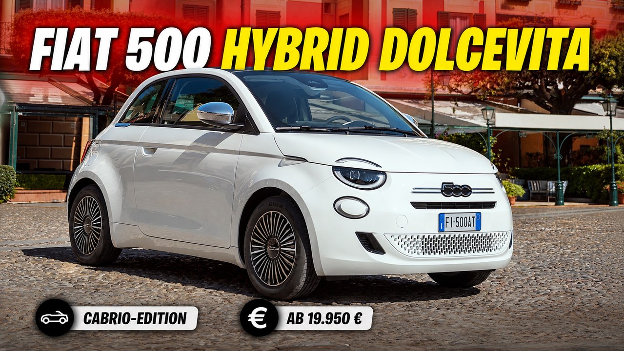 2026 FIAT 500 Hybrid Dolcevita Edition offiziell vorgestellt