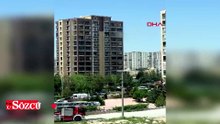 Mardin'de apartman dairesinde yangın