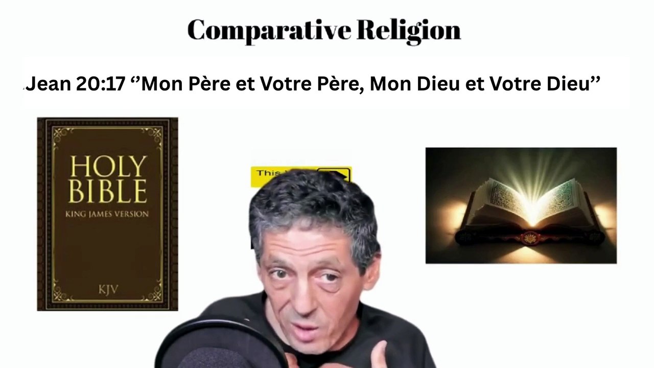 Jean 20:17 ‘’Mon Père et Votre Père, Mon Dieu et Votre Dieu’’