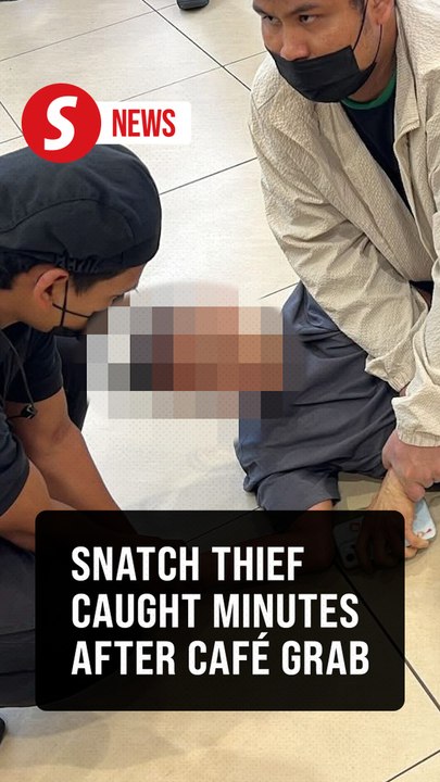 Quick-thinking staff foil café snatch theft