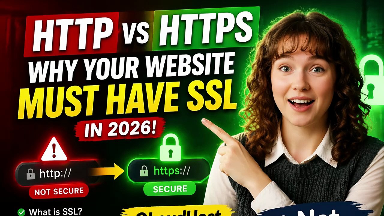 HTTP vs HTTPS Explained (2026) 🔒 Why Your Website MUST Have SSL Now! | QloudHost