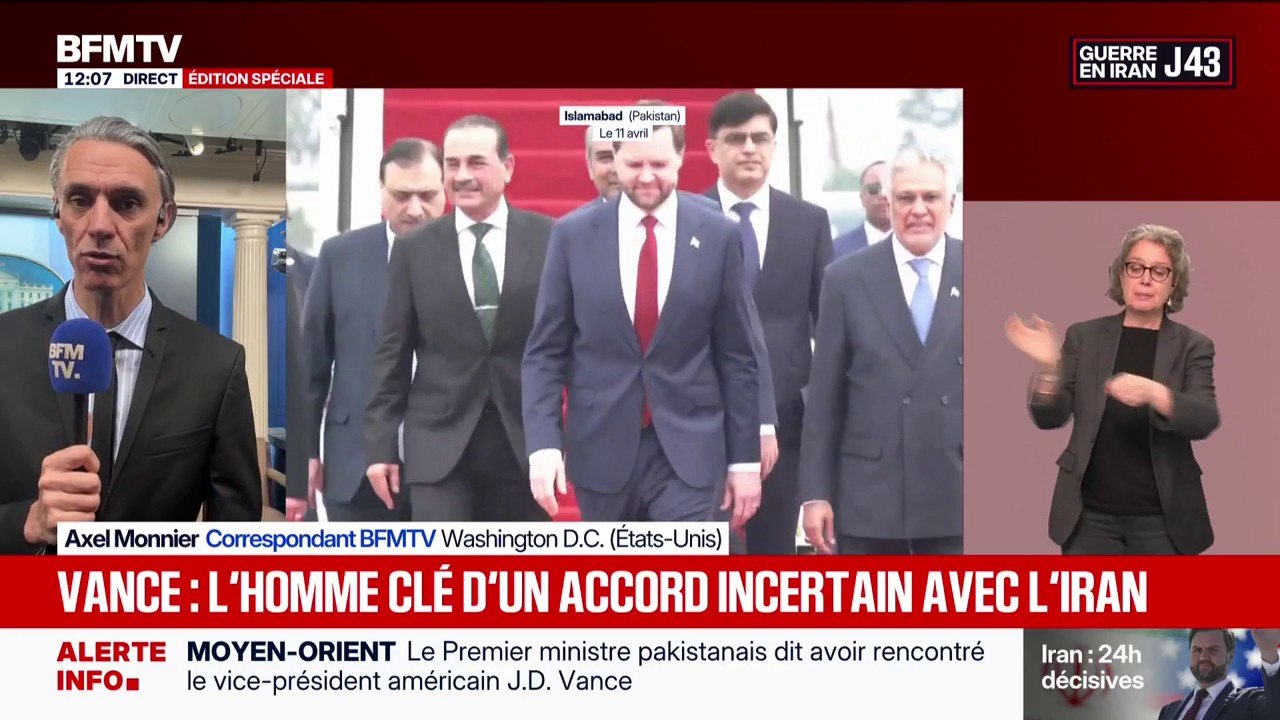 Pourparlers Iran/États-Unis: au cœur des négociations à Islamabad, JD Vance se place déjà pour une candidature à la présidentielle 2028