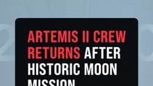 'A perfect mission': Artemis II astronauts return to Earth
