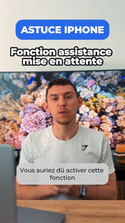 💡 ASTUCE iPhone : Activez la fonction d’assistance mise en attente lors de vos appels téléphoniques. 📳