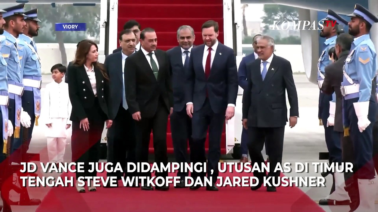 Detik-Detik Wapres AS Tiba di Pakistan! Delegasi Negosiasi Damai dengan Iran