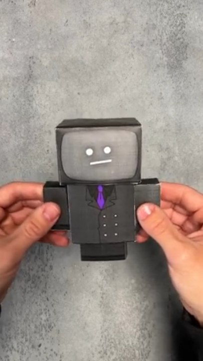 Turning TV man into a NEW character 📺🔥 #skibidi #gaming #diy