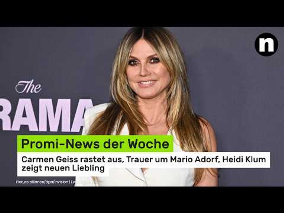 Promi-News der Woche: Carmen Geiss rastet aus, Trauer um Mario Adorf, Heidi Klums neuer Liebling