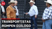 Transportistas y campesinos rompen diálogo con gobierno; preparan cierres viales
