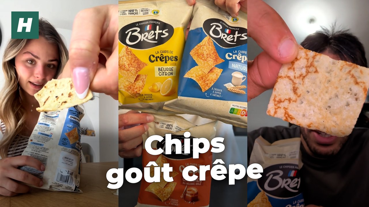 En lançant sa gamme de chips sucrées aux crêpes, Brets intrigue tout le monde