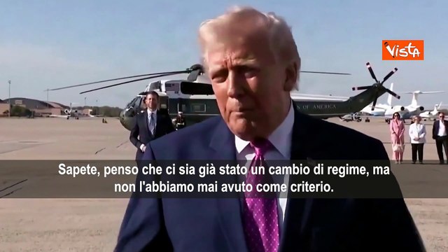 Trump su Iran: Sarà un buon accordo se non avranno più armi nucleari