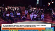 26° ANIVERSARIO DE MISIONES ONLINE PIPORÉ FUE RECONOCIDA EN EL RUBRO AGROINDUSTRIA