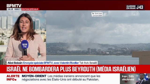 Israël aurait accepté de ne plus bombarder Beyrouth, selon un média israélien