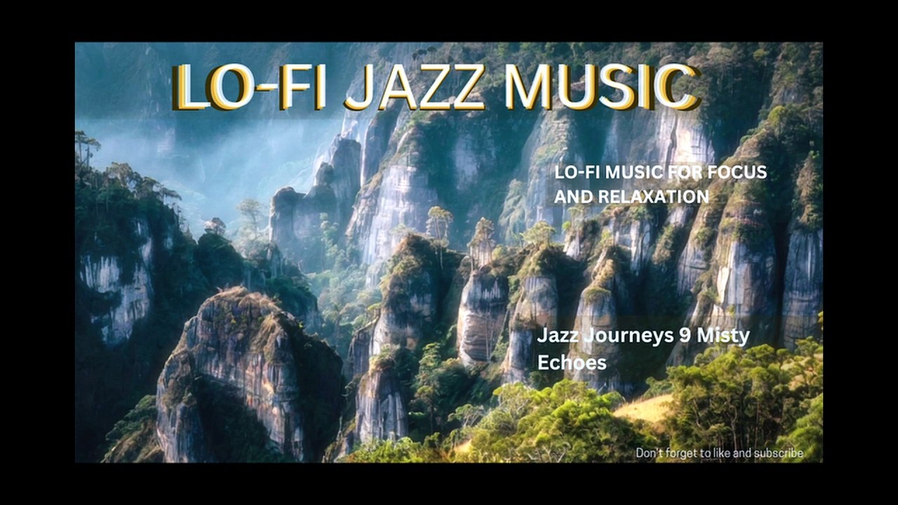 JAZZ JOURNEYS: MISTY ECHOES - Lo-fi jazz music for focus, rest, relaxation, sleep and meditation
