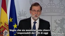 Rajoy: con blocco referendum Catalogna preservato stato diritto
