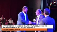 26° Aniversario de Misiones Online | Taurus colchones fue distinguida y apuesta a nuevos productos
