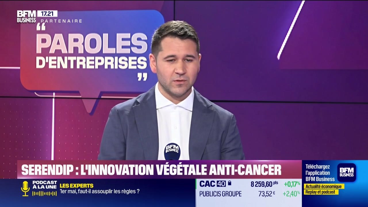 Alexandre Hill (Serendip Innovations) : Serendip, l'innovation végétale anti-cancer - 11/04