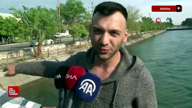 Adana'da sulama kanalına düşen çocuğu kurtarmak için zamanla yarıştılar