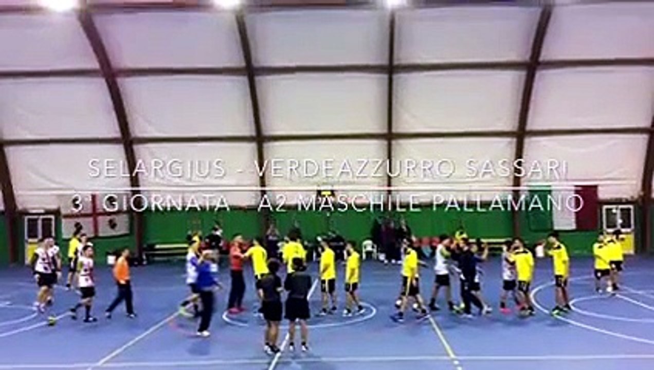(VIDEO E FOTO IN ALLEGATO SEZ. SPORT DI SQUADRA) Pallamano A2 maschile, volano le sassaresi. Selargius ancora a zero