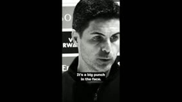 Arteta tells Arsenal to fight back after ‘punch in the face’