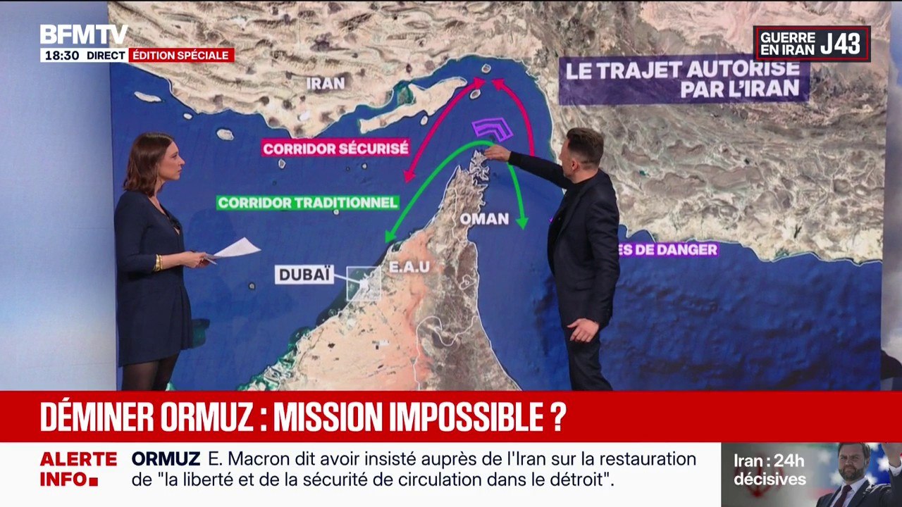 Selon le New York Times, l'Iran ne parvient pas à trouver les mines qu'il a posées dans le détroit d'Ormuz