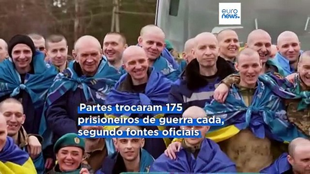 Ucrânia e Rússia trocam prisioneiros antes do cessar-fogo da Páscoa ortodoxa