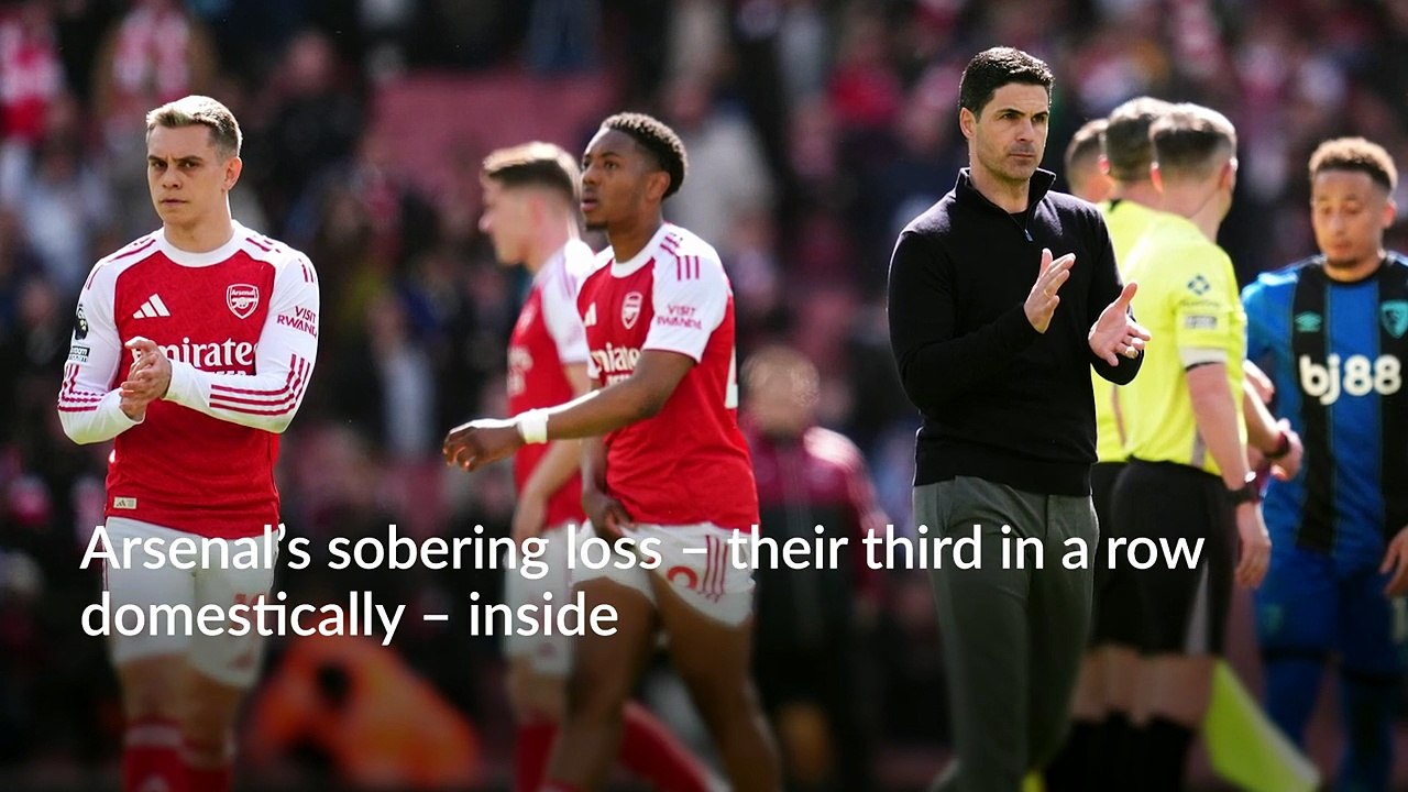 Mikel Arteta: Arsenal’s defeat to Bournemouth is a big punch in the face