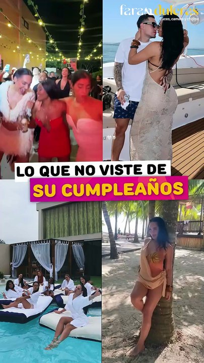 Lo que no viste del carísimo cumpleaños de Andrea Valdiri
