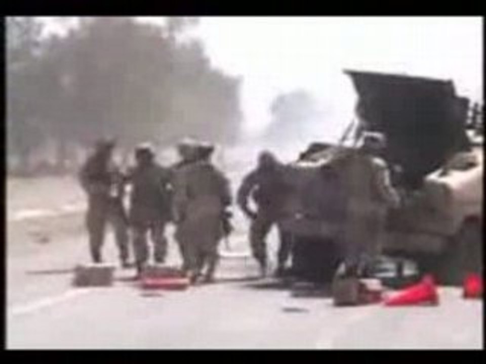Irak "marines explosant avec leur humvee"