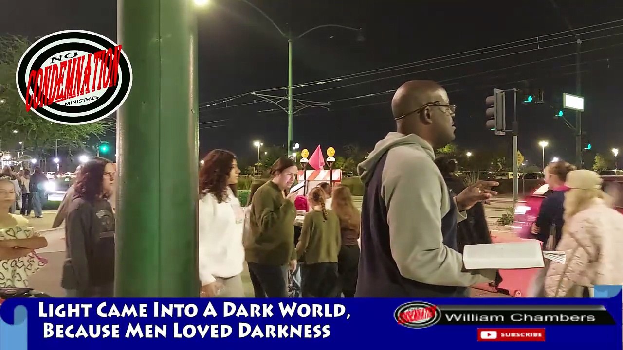 Light Came Into A Dark World, Because Men Loved Darkness