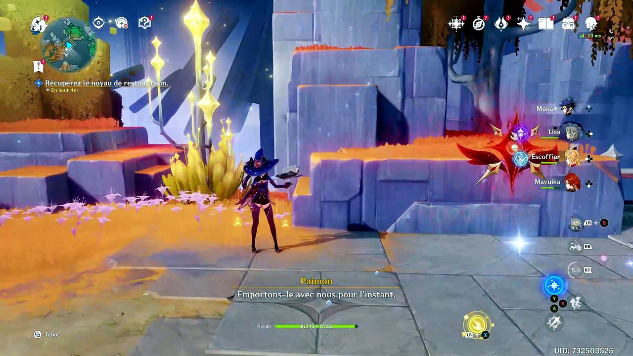 Genshin Impact Pic Vent Repos Temple de l'espace 6 la chambre de Mahavaipulya