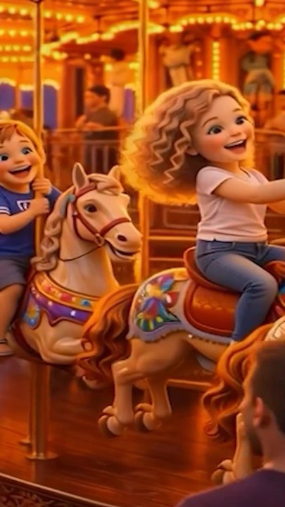 Çizgi Film Çocuk | 3D Luna Park 🌍 Red Fire-Çarpışan Arabalar (Bölüm 4) #shortsvideo