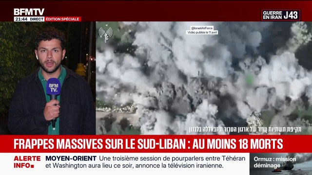 Guerre au Moyen-Orient: les frappes israéliennes s'intensifient dans le sud-Liban