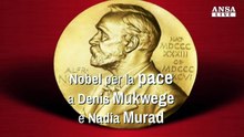 Nobel per la pace a Denis Mukwege e Nadia Murad