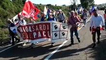 Da Gesturi a Laconi la marcia sarda per la pace: centinaia in cammino