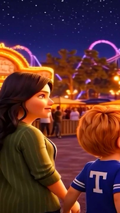 Çizgi Film Çocuk | 3D Luna Park 🌍 Red Fire-Çarpışan Arabalar (Bölüm 2) #shortsvideo