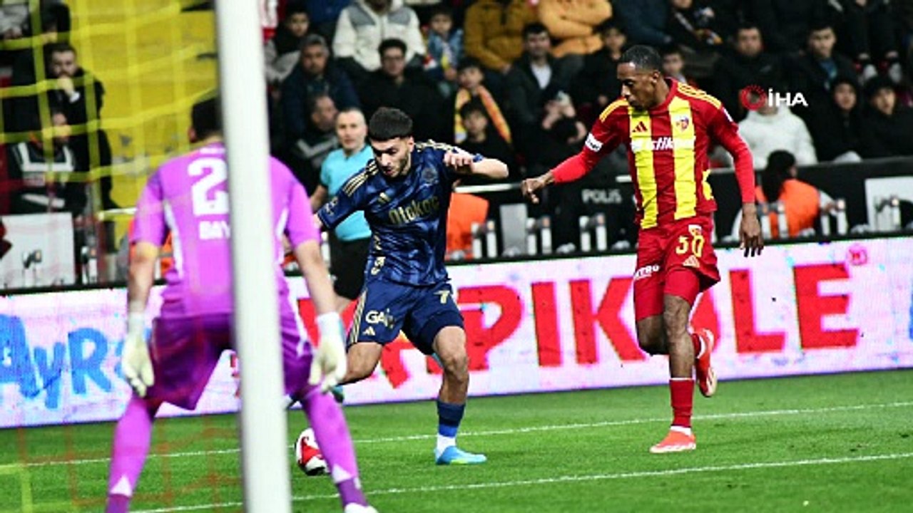 Trendyol Süper Lig: Kayserispor: 0 - Fenerbahçe: 4 (Maç sonucu) | Ajansspor | IHA