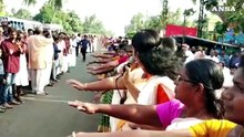 Catena umana di 3 milioni di donne in India