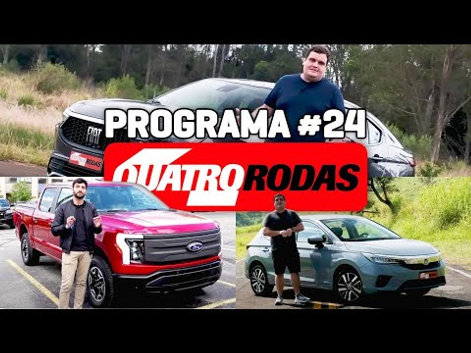 PROGRAMA QUATRO RODAS #24 - Tudo sobre F-150 elétrica, City Hatch e Fastback 1.0 turbo (11/11/2023)